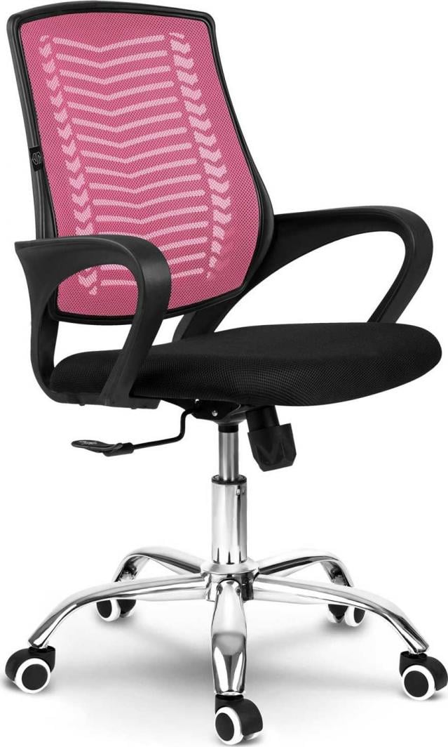 Krzesło biurowe Sofotel Denar Różowy 1