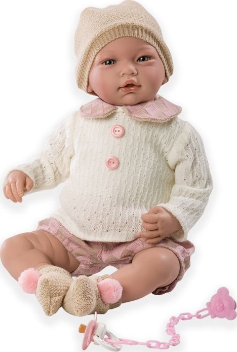 Muecas Guca MG10067 Lalka hiszpańska bobas Nadia w komplecie z szortami - 46 cm 1