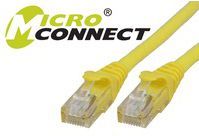  MicroConnect Patchcord U/UTP, CAT6 LSZH, 0.5, żółty (UTP6005YBOOTED) 1