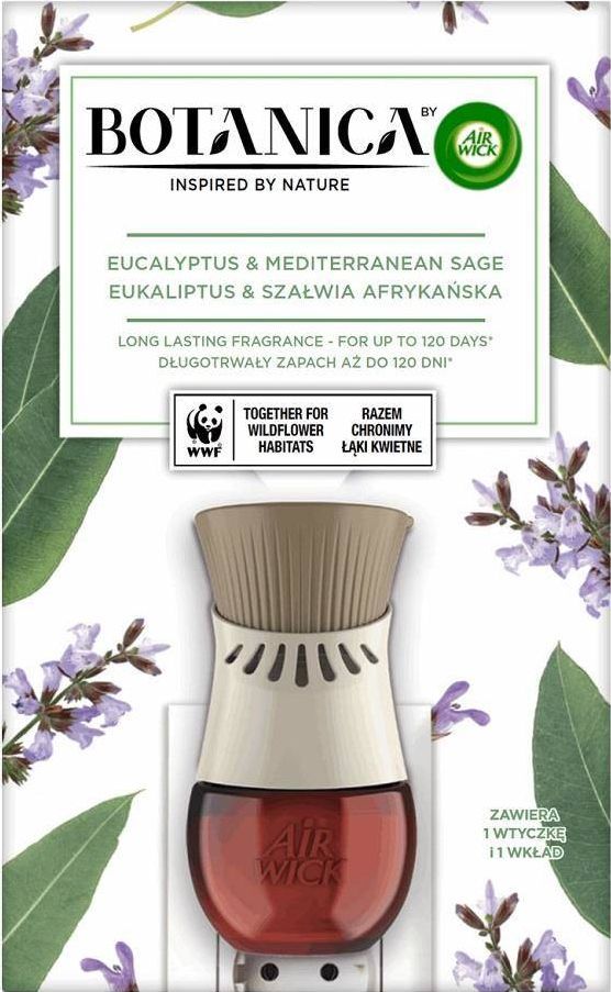 Air Wick Air Wick Botanica elektryczny odświeżacz powietrza Eukaliptus & Szałwia Afrykańska 19ml 1
