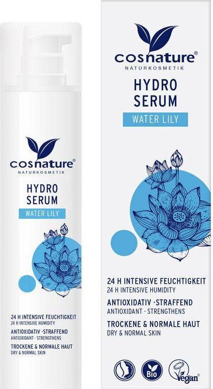 Cosnature Hydro Serum Waterlily naturalne hydro serum do twarzy z lilią wodną 30ml 1