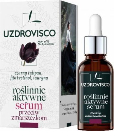 Uzdrovisco Roślinnie Aktywne serum przeciw zmarszczkom Czarny Tulipan 30ml 1