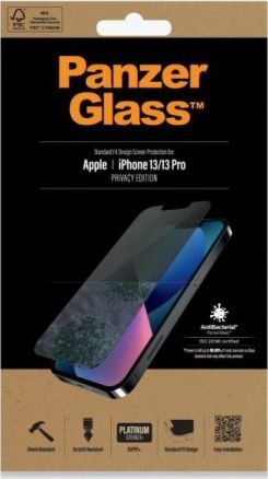 PanzerGlass PanzerGlass iPhone 13/13 Pro antybakteryjne prywatny 1