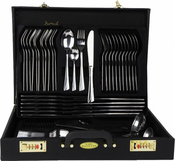 Karl Hausmann Komplet Sztućców w Walizce Zestaw 72 el KING 1