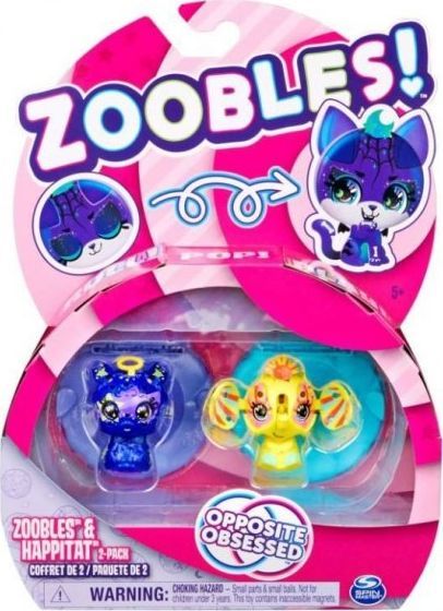 Figurka Spin Master Zoobles Zwierzątko - Lama i Słonik (GXP-797752) 1