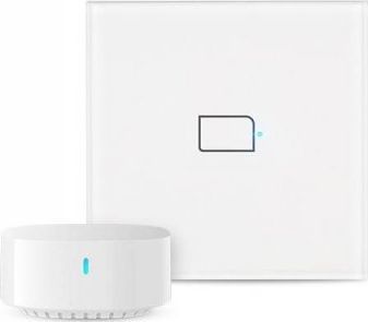 BroadLink Inteligentny przełącznik światła Wi-Fi TC3-EU-1 BroadLink (1-kanałowy) w zestawie z bramką 1