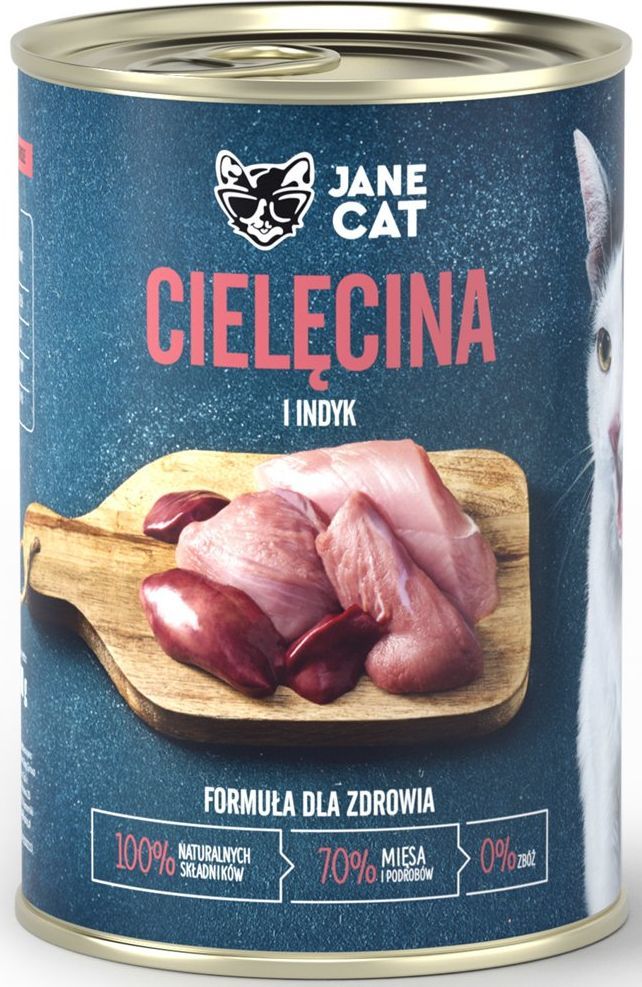 Jane Cat Jane Cat cielęcina indyk 400g 1