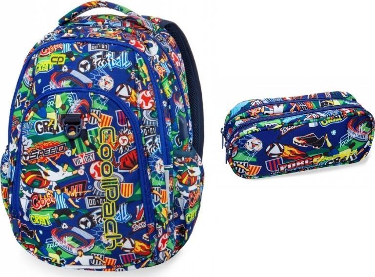 Coolpack Kup Przydasie CooLPack ZESTAW PLECAK COOLPACK PLUS SASZETKA KOMIKS FOOTBALL 1