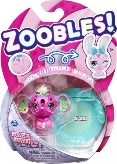 Figurka Spin Master Zoobles Zwierzątko - Słonik (GXP-799484) 1