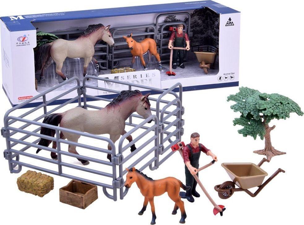 Figurka Jokomisiada Koń i źrebie, farmer (ZA2605 A) 1