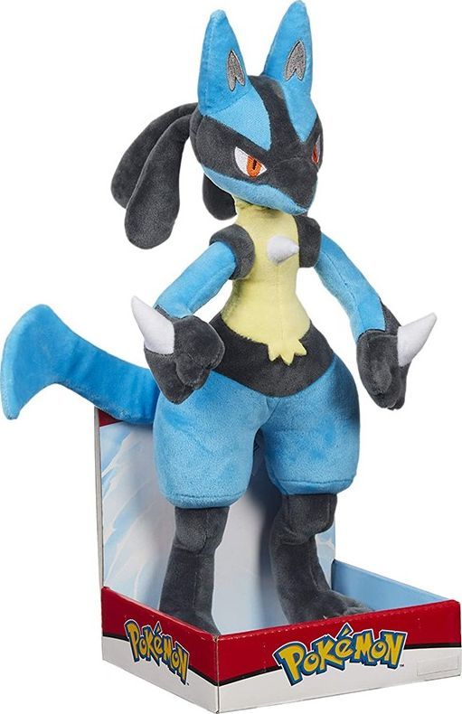 Wicked Cool Toys DUŻY LUCARIO POKEMON MASKOTKA 32CM 1