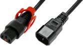 Kabel zasilający MicroConnect IEC LOCK+ C13 - C14, 3m (PC1527) 1