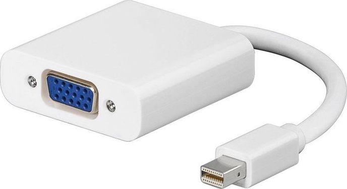 Adapter AV MicroConnect DisplayPort Mini - D-Sub (VGA) biały (MDPVGA) 1