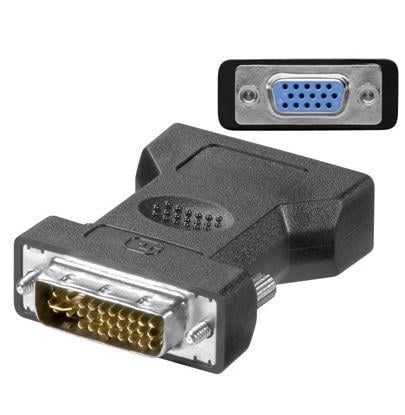 Adapter AV MicroConnect DVI-I - D-Sub (VGA) czarny (MONAJ) 1