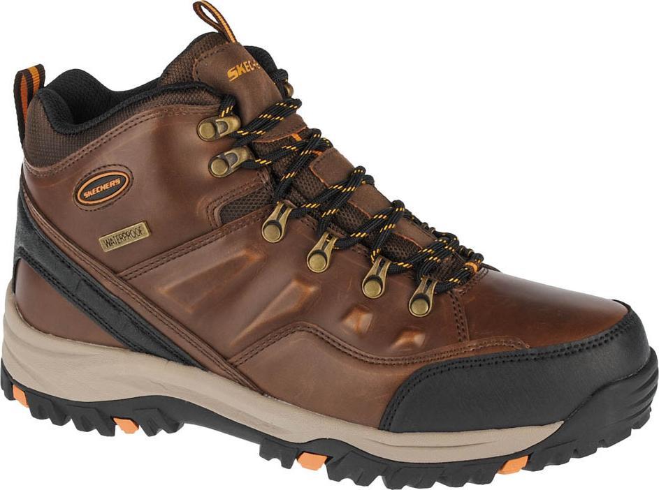 Buty trekkingowe męskie Skechers Relment Traven brązowe r. 46 1