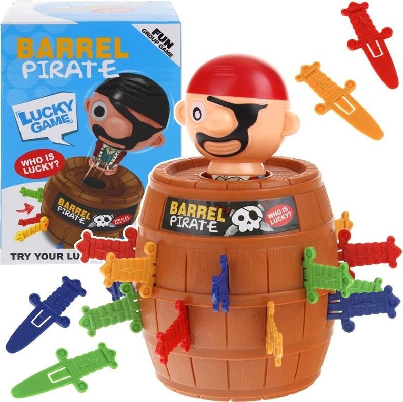 NoboKids Gra Zręcznościowa Szalony Pirat Ukłuj Pirata 1