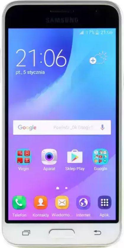 Smartfon Samsung Galaxy J3 2016 2/16GB Biały Klasa A- 1