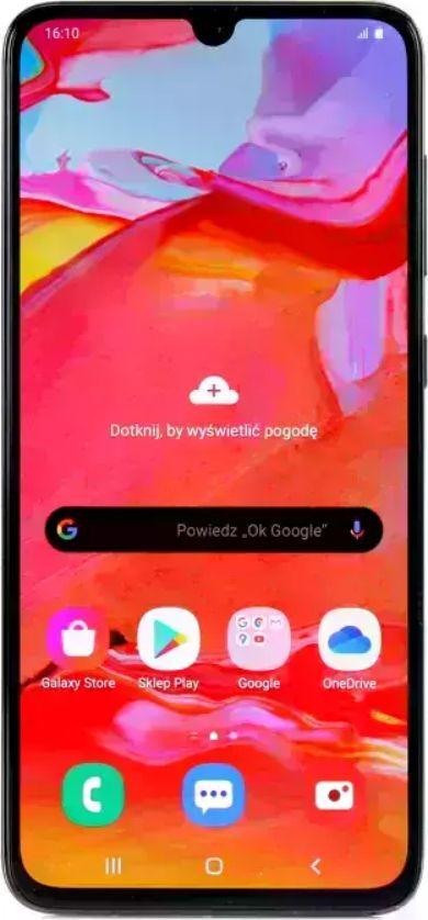 Smartfon Samsung Galaxy A70 6/128GB Dual SIM Czarny Klasa A- 1