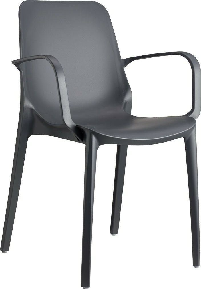 SCAB Design Krzesło Ginevra z podłokietnikami antracit 1