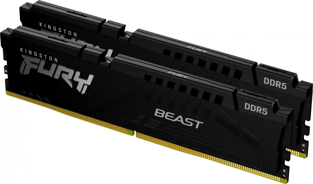Pamięć Kingston Fury Beast, DDR5, 32 GB, 5200MHz, CL40 (KF552C40BBK2-32) 1