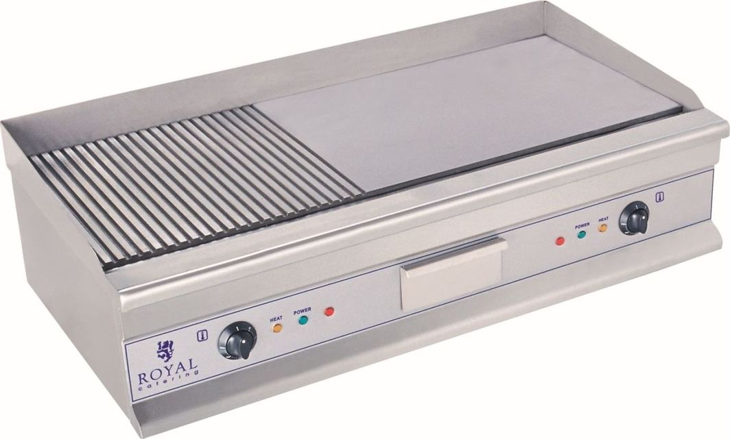 Royal Catering 1066 GRILL PODWÓJNY DUŻY RYFLOWANY 230V 100CM 1066 1