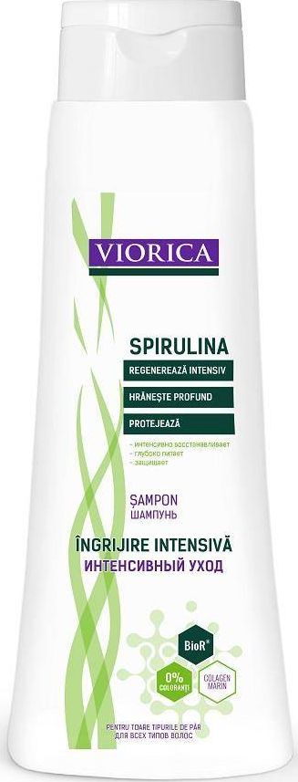 Viorica Viorica Spirulina Intensive Care Shampoo intensywnie regenerujący szampon do włosów 500ml 1