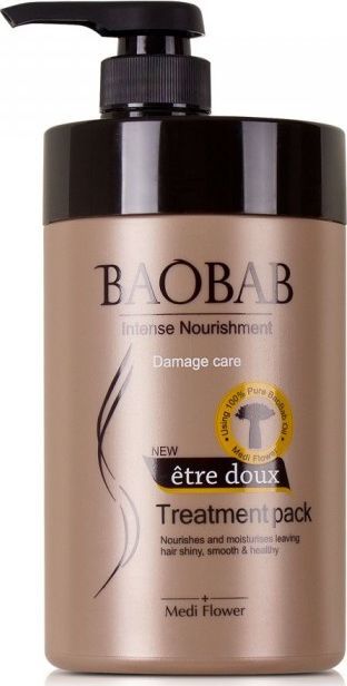 DEWYTRE Medi Flower Etre Doux Baobab Intense Nourishment Mask nawilżająca maska do włosów suchych z wyciągiem z baobabu 1