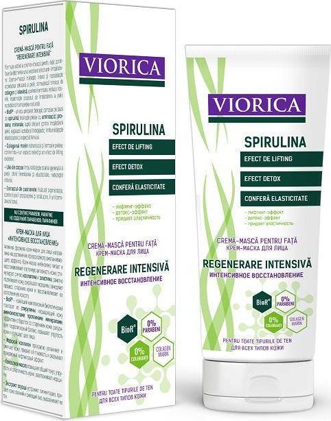 DEWYTRE Viorica Spirulina Intensive Regeneration Face Mask intensywnie regenerująca maska do twarzy 100ml 1