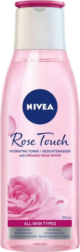  Nivea Rose Touch nawilżający tonik z organiczną wodą różaną 200ml 1