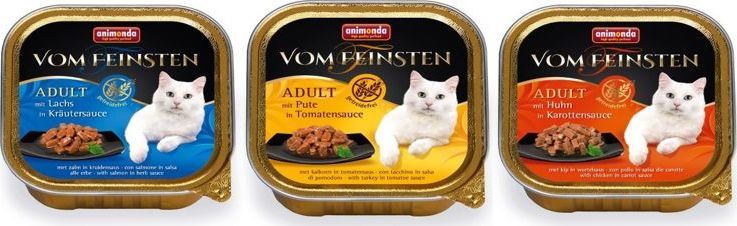 Animonda Cat Vom Feinsten adult NoGrain Mix Smaków 36x100g 1