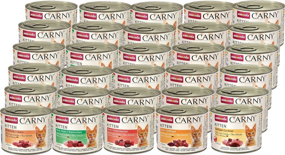 Animonda Cat Carny Kitten mix 5 smaków 30x200g 1