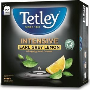 Tetley HERBATA TETLEY INTENSIVE EARL GREY LEMON 100 TOREBEK 659740B 1