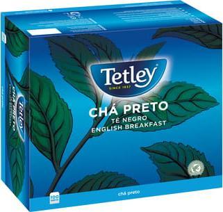 Tetley HERBATA TETLEY ENGLISH BREAKFAST 100 TOREBEK W KOPERTKACH 651394B 1