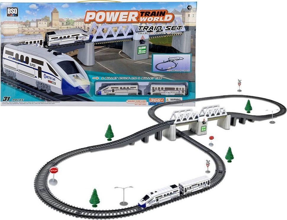 Jokomisiada Kolejka elektryczna Nowoczesny pociąg 366cm (RC0469) 1