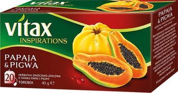 Vitax HERBATA VITAX INSPIRATIONS PAPAJA&PIGWA 20 TOREBEK 6643111 1