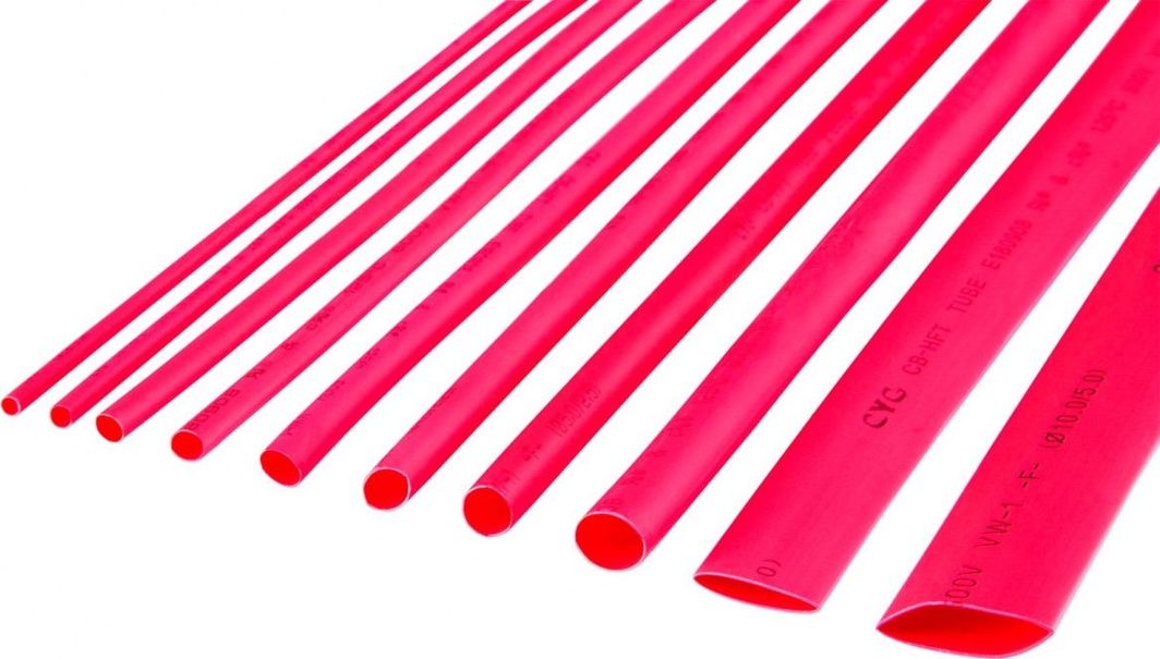  Cabletech Rurka termokurczliwa 1,5mm x 1m czerwona (LEC-NAR0252.1) 1