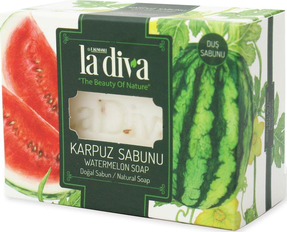 LA DIVA MYDŁO W KOSTCE ARBUZ 120 g - LA DIVA 1