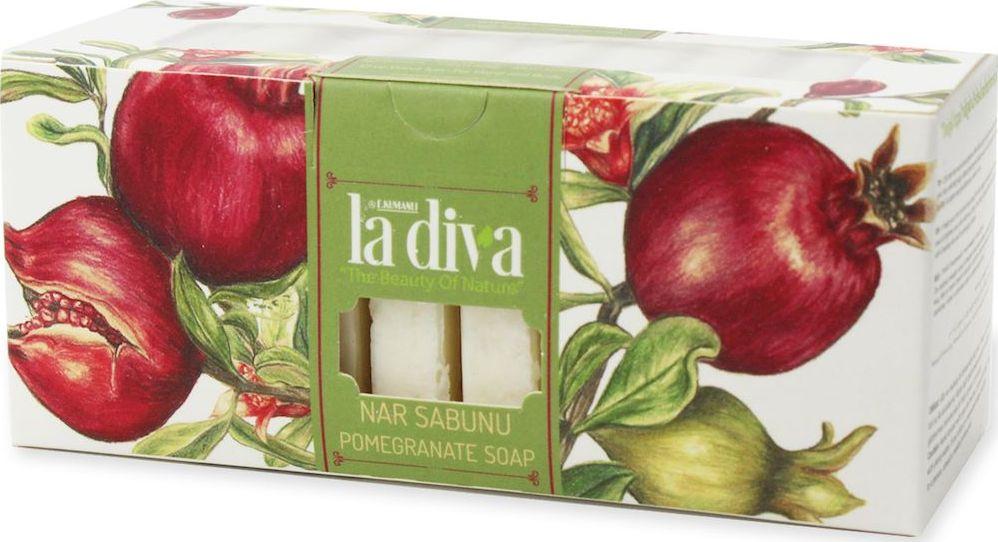 LA DIVA MYDŁO W KOSTCE BOUTIQUE GRANAT (10 x 22,5 g) 225 g - LA DIVA 1