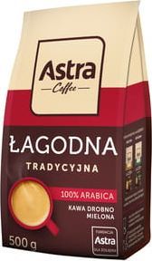 Kawa mielona Astra KAWA ASTRA ŁAGODNA DELIKATNY SMAK 500G 48234579 1