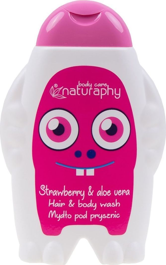 BluxCosmetics KIDS mydło pod prysznic truskawkowe z aloe 300 ml 1