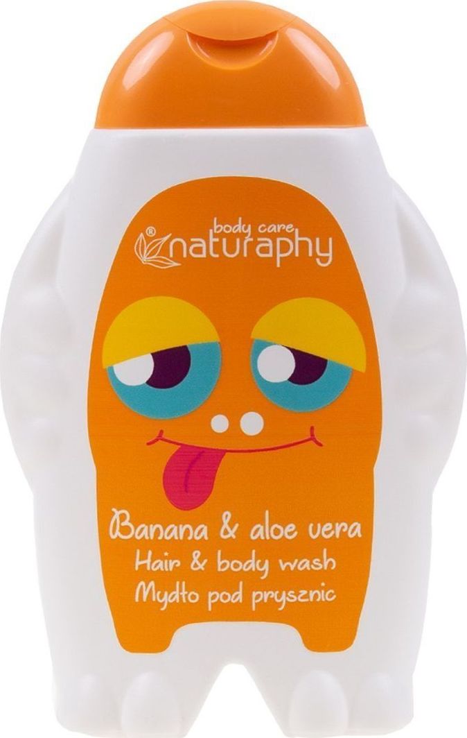 BluxCosmetics KIDS mydło pod prysznic bananowe z aloesem 300 ml 1