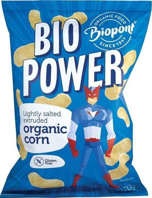 Biominki Chrupki kukurydziane delikatnie solone bezglutenowe BIO 70 g 1