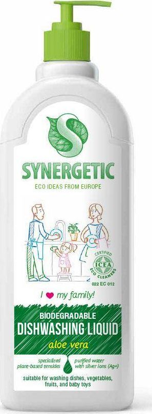 synergetic Żel do mycia naczyń biodegradowalny Aloes 1 L 1