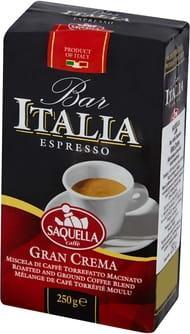 Kawa mielona Saquella GRAN CREMA ¦ SAQUELLA BAR ITALIA ¦ KAWA ¦ 250 G ¦ MIELONA ¦ PACZKA FOLIOWA VACUUM 51686889 1