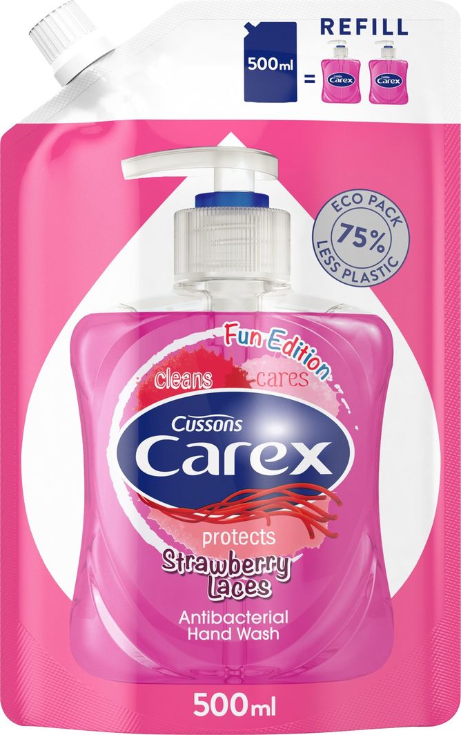 Carex  Mydło w płynie Strawberry Candy 500ml 1
