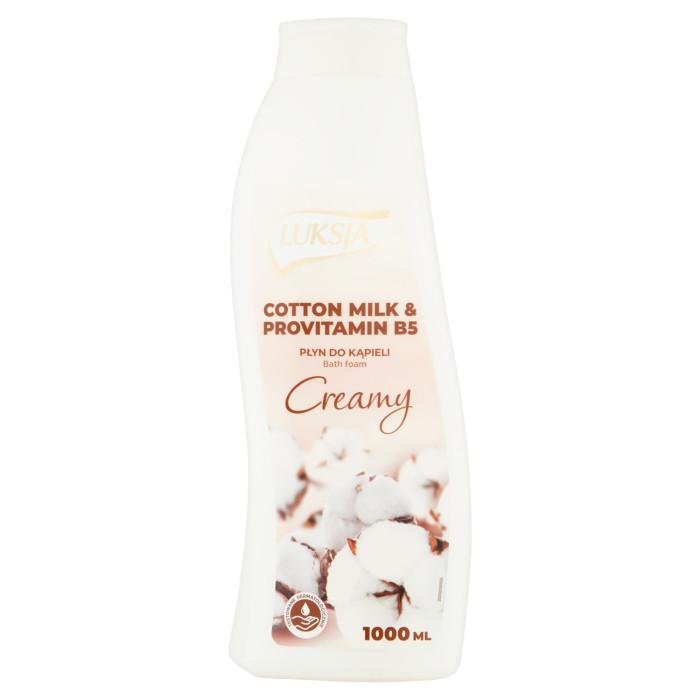 Luksja Płyn do kąpieli Creamy Cotton Milk & Provitamin B5 1000ml 1