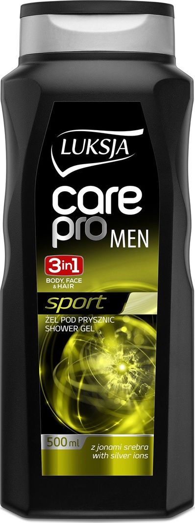 Luksja ŻEL POD PRYSZNIC LUKSJA CARE PRO MEN SPORT 500ML 70122-6077 1