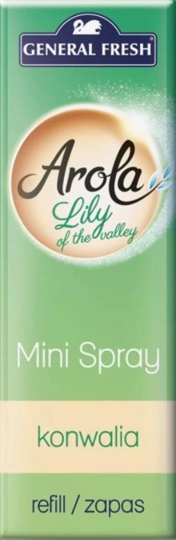 Arola odświeżacz powietrza mini spray zapas konwalia arola 1