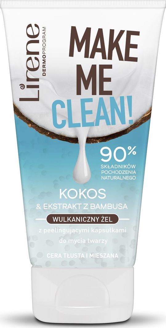 Lirene lirene wulkaniczny żel peelingujący do mycia twarzy 1