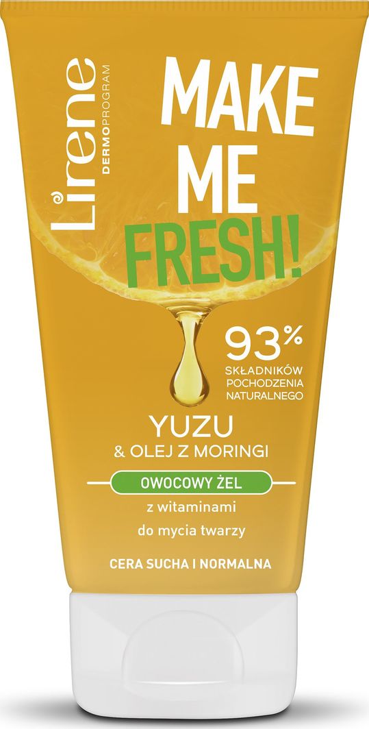 Lirene lirene żel do mycia twarzy yuzu witaminowy 150ml 1